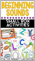Easy to prep activity where students will begin practicing beginning sounds in no time! I love that it also sneaks in fine motor skills as well!