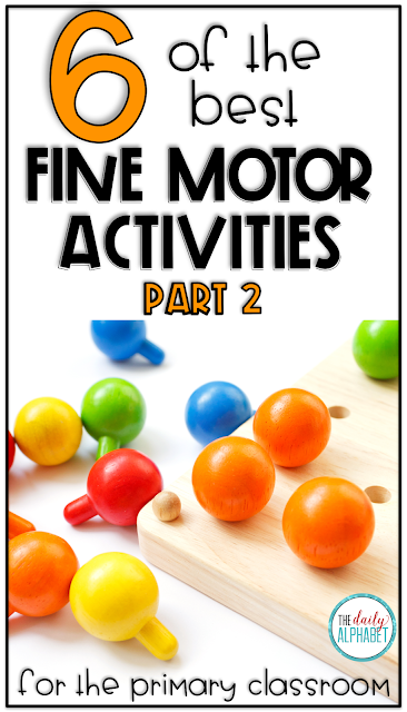 Fine motor skills can be practiced throughout the day in your learning activities! It is definitely something that should not be overlooked! Read on for great activities that you can easily implement in your classroom!