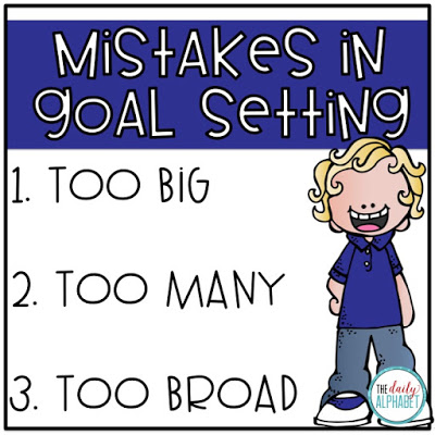 Mistakes in goal setting for primary students