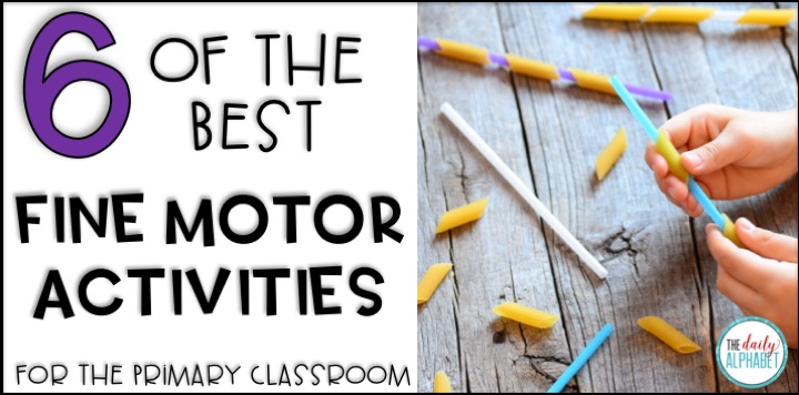 Fine motor skills are an important part of student learning that is often overlooked. Keep on reading for 6 of the best fine motor activities for kids.