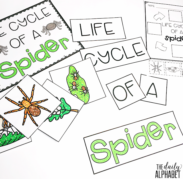 Spider craft and activities for the primary classroom that are easy to prep and implement!