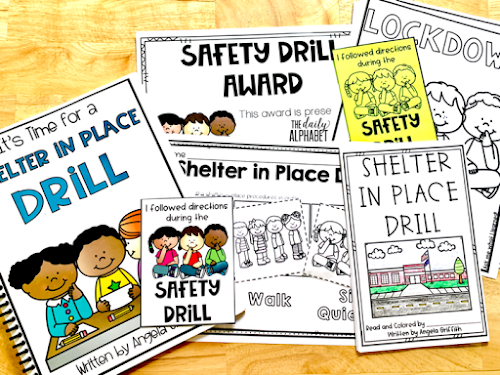 Lockdown safety drills and procedures are important skills to practice during the first few weeks of school. This pack contains easy to implement activities and read alouds to make it so much easier!