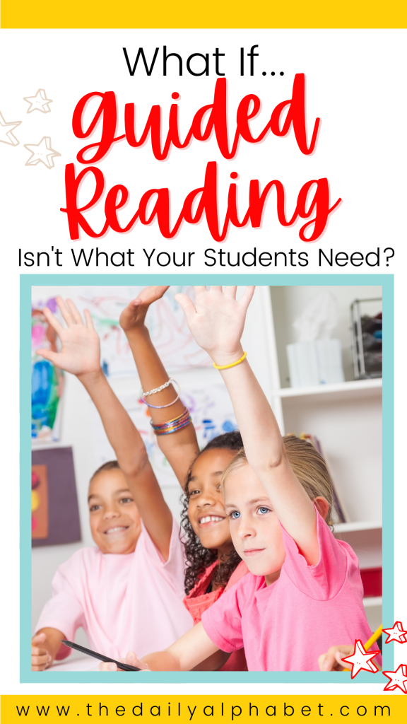What if guided reading isn't what your students need? How do you know and what can you do to help your students?