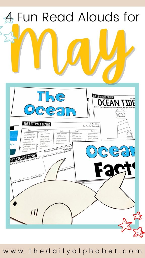 Create engaged learners with this May-themed read-aloud book companion. This read-aloud bundle comes with 4 weeks of plans to help discuss the ocean, farm animals, model questioning and more!