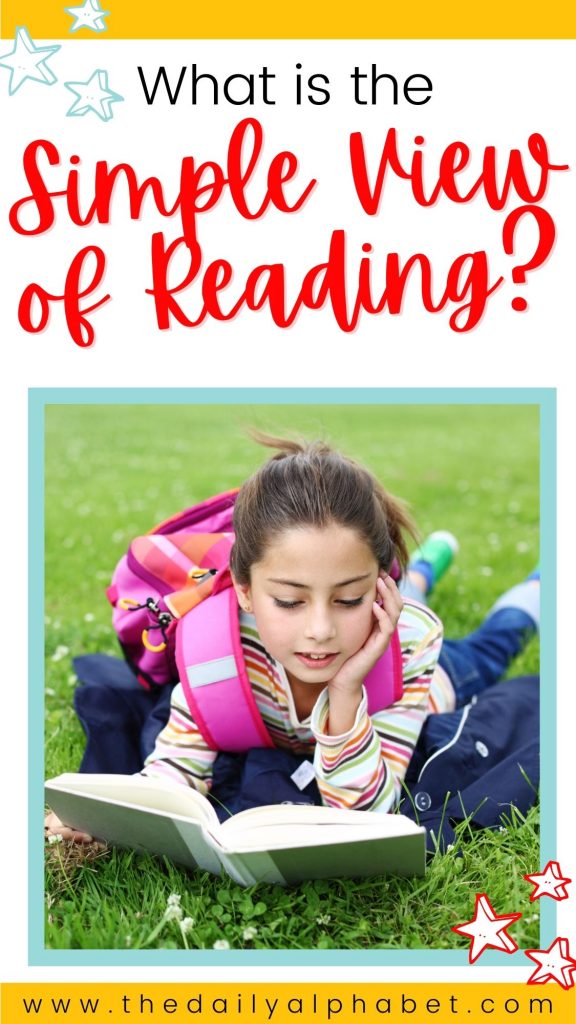 Looking for an overview and explanation of the simple view of reading? I've got you covered! Head on over to find out more!