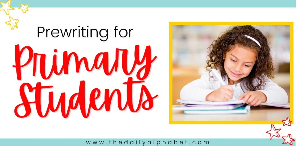 Learn how to help primary students organize their thoughts and better express themselves in writing with these prewriting tips.