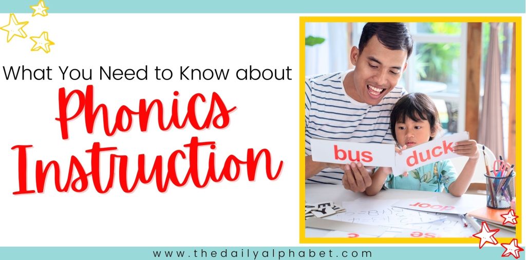 Blog header with text "What You Need to Know about Phonics Instruction"

Unlock the secrets of effective phonics instruction! Explore science-backed insights, explicit strategies, and the art of abundant review. Boost literacy with evidence-based practices.