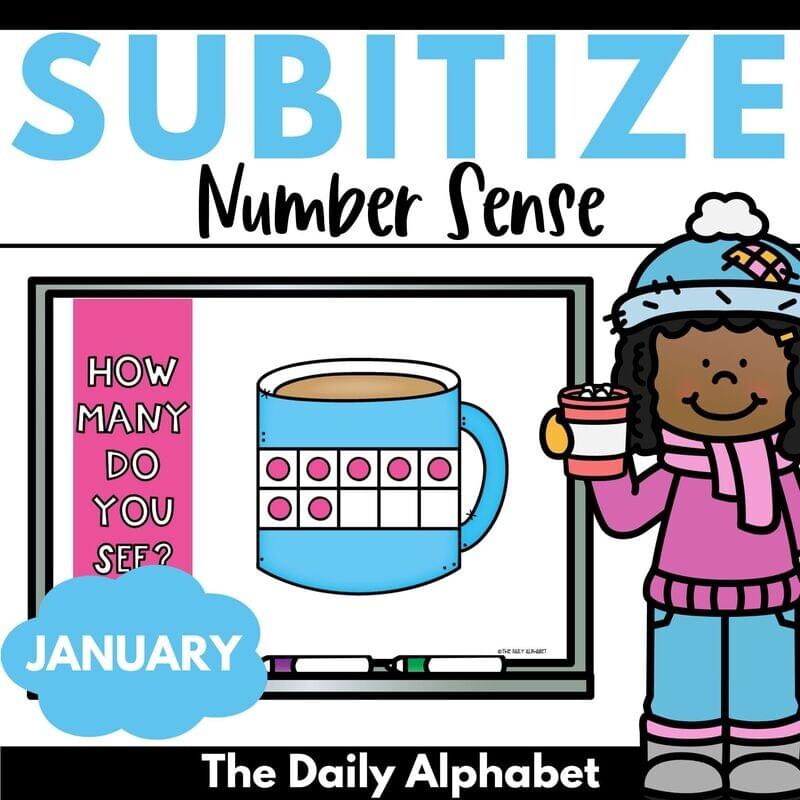 Winter Number Sense | Subitize for Number Sense (January)