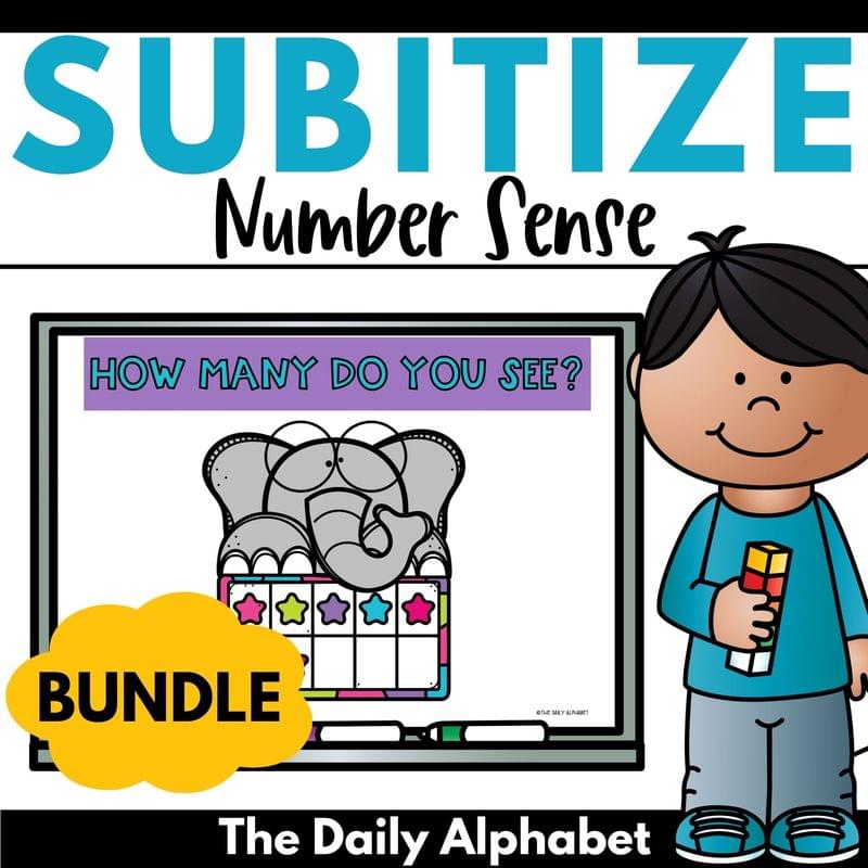 Subitize for Number Sense Bundle | Subitizing Activities