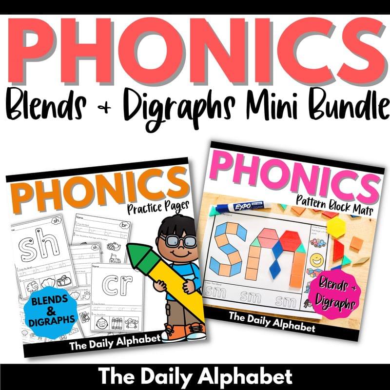 Blends and Digraphs Activities Bundle