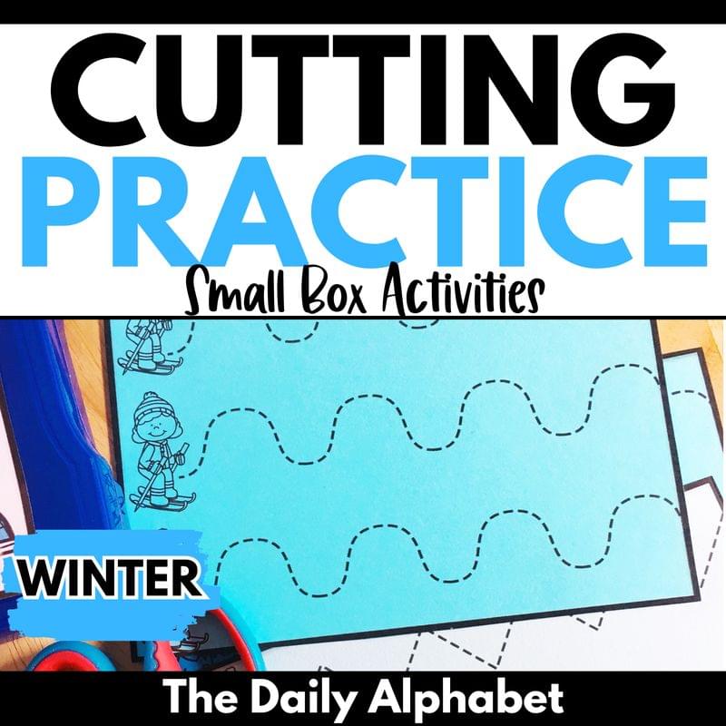 Winter Cutting Practice | Scissor Skills
