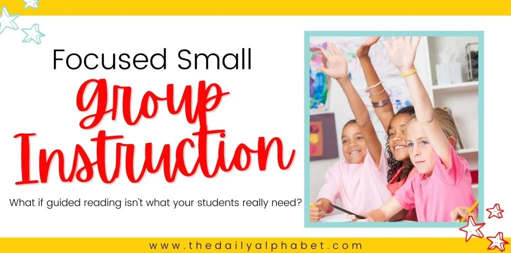 Can you feel the push for guided reading? What do you do if that isn't what your students need? In this post we're going to chat about discovering what our students need if they aren't ready for guided reading.