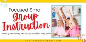 Can you feel the push for guided reading? What do you do if that isn't what your students need? In this post we're going to chat about discovering what our students need if they aren't ready for guided reading.